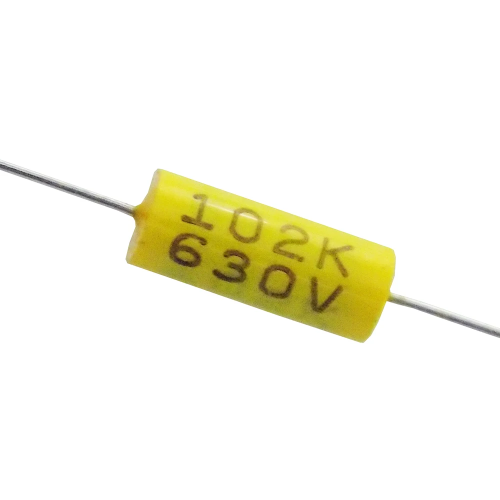 Taiwan Manufacturer high Quality of Axial Metallized Polyester Capacitor for audio capacitor