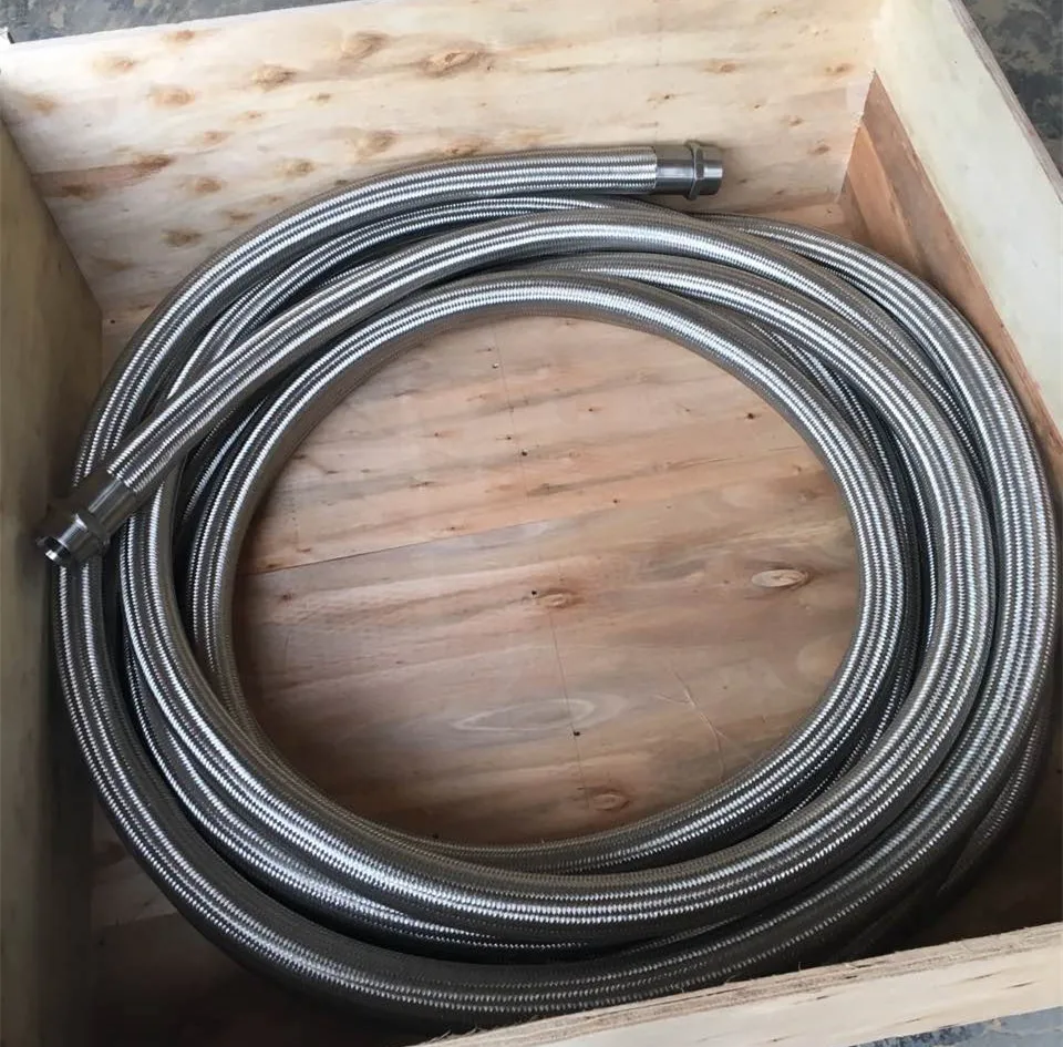 braided gas hose fuel hose hengshui stainless steel cover for fuel system
