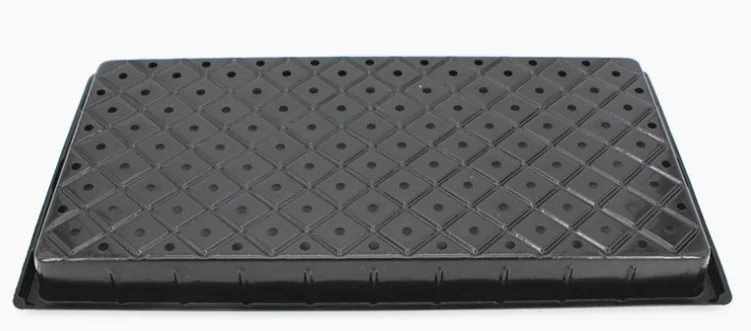 Flat Seed Tray Seedling Propagation Starter Trays Plastic Seedling Nursery Flat Tray
