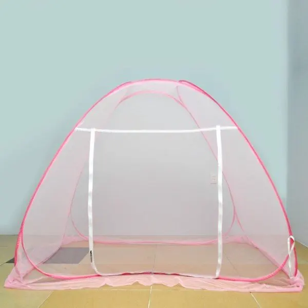 Настраиваемая Выдвижная москитная сетка для кровати самооткрывающаяся складная полноразмерная полноцветная