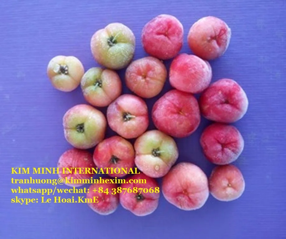 KME Органическая замороженная Acerola вишня общий сладкий вкус цельная мякоть IQF вакуумная упаковка оптом по оптовой цене