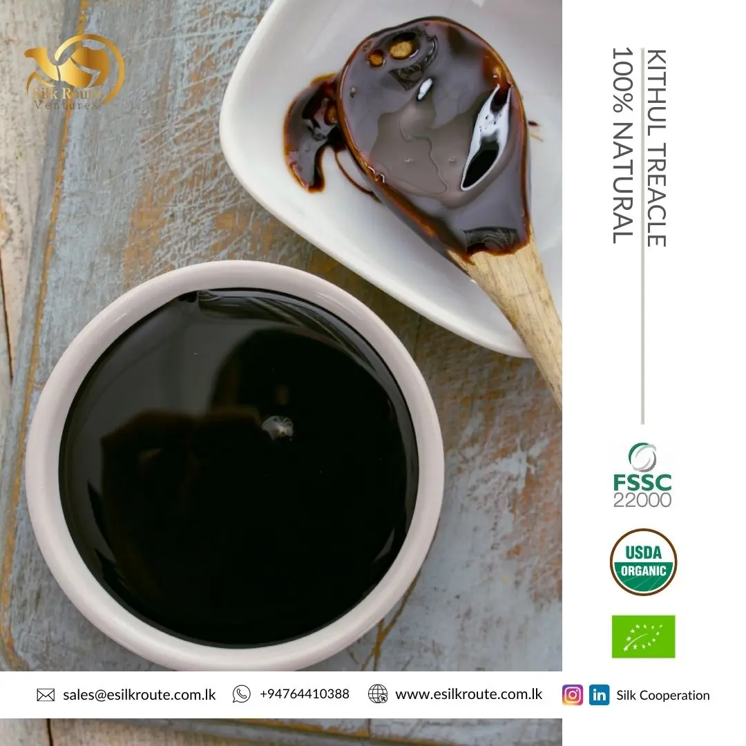 High Quality 100% Pure Organic Natural Dark Brown Color Sweet Flavor Kithul Treacle at Bulk Price