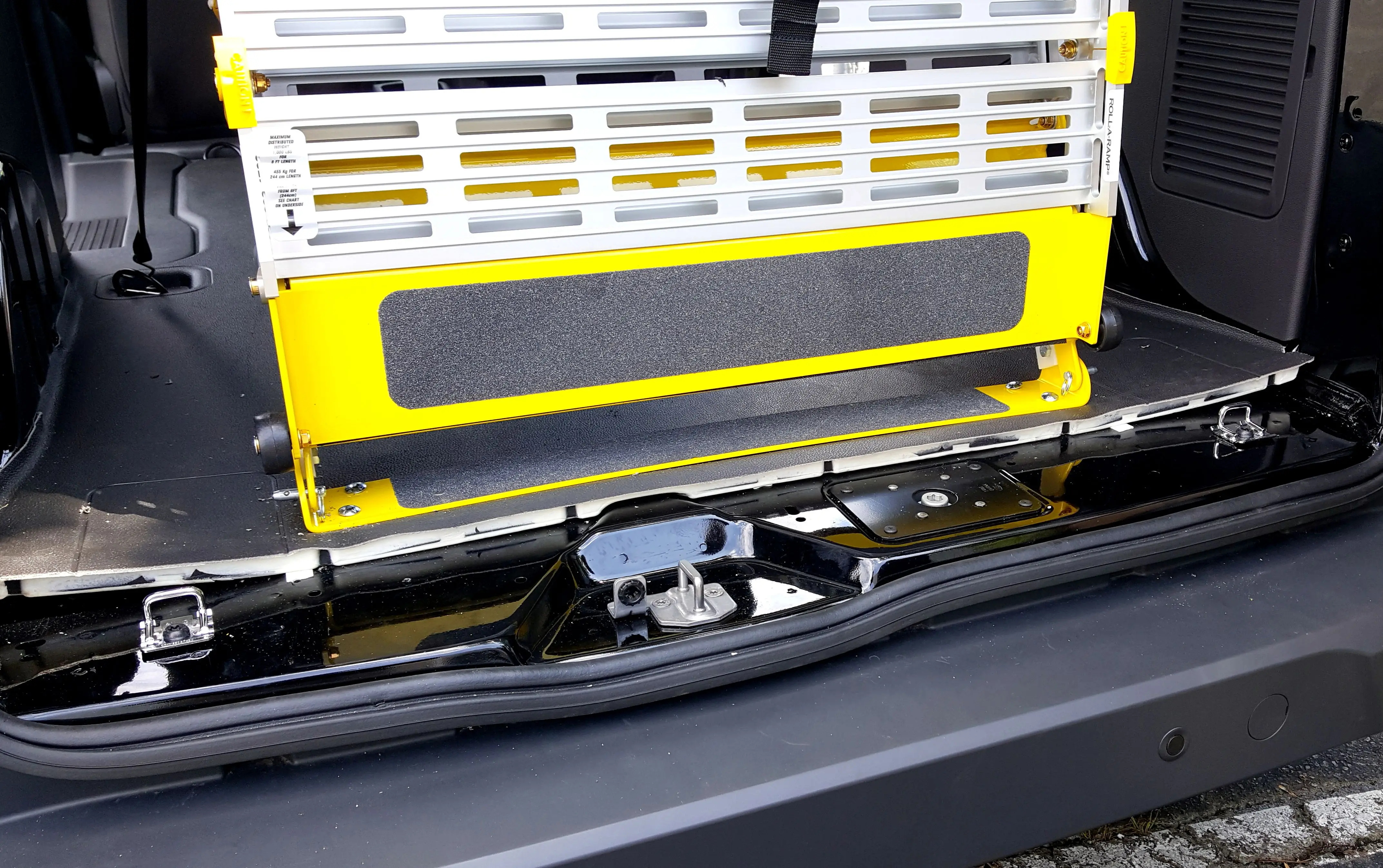 Рулонная рампа, 30 дюймовая рампа для фургона, Неработающая