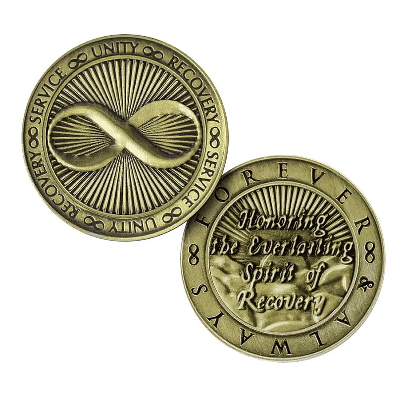 Spirit Alcoholics Anonymous Custom Female  Sobriety Aa Chips Token Medallions