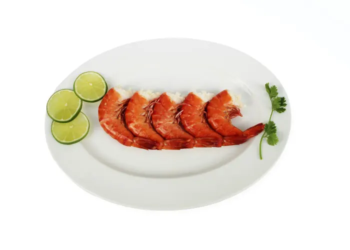  Сделано в Вьетнаме оптовая продажа готовые Черные Тигровые креветки HLSO безголовые свежие морепродукты высокого качества на складе для экспорта