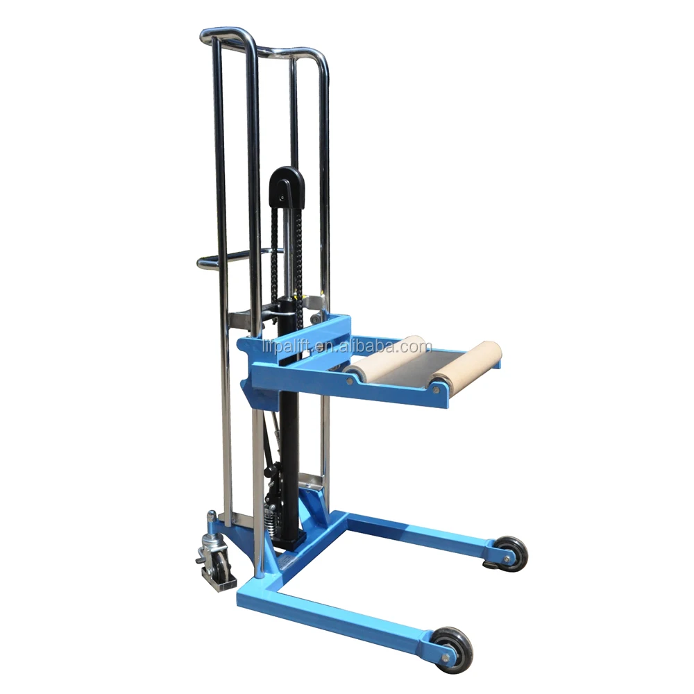 1000kg Portable Manual Hydraulic Roll Lifter