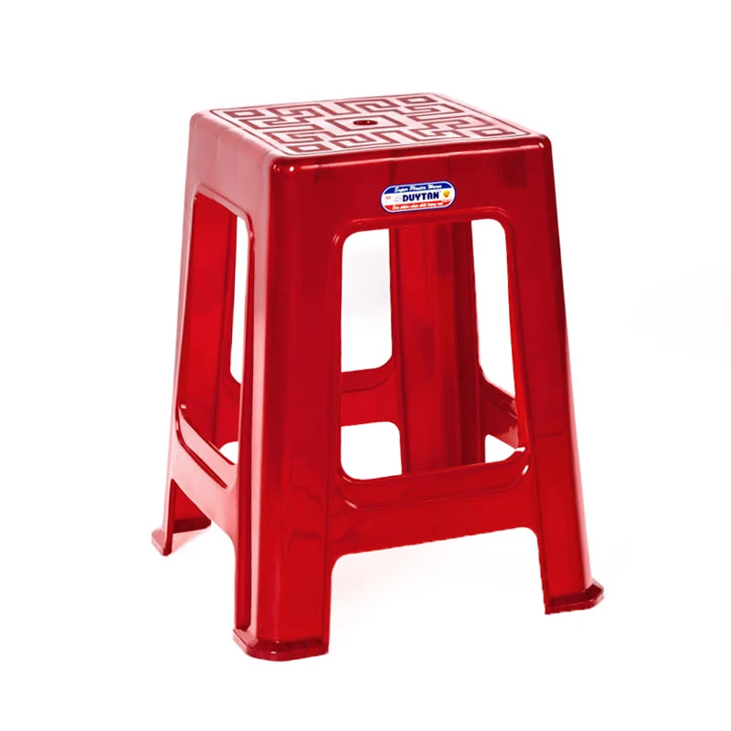 Viet Nam Manufacturer Plastic Square High Stool/ Plastic Dining Table Stool With Factory Price