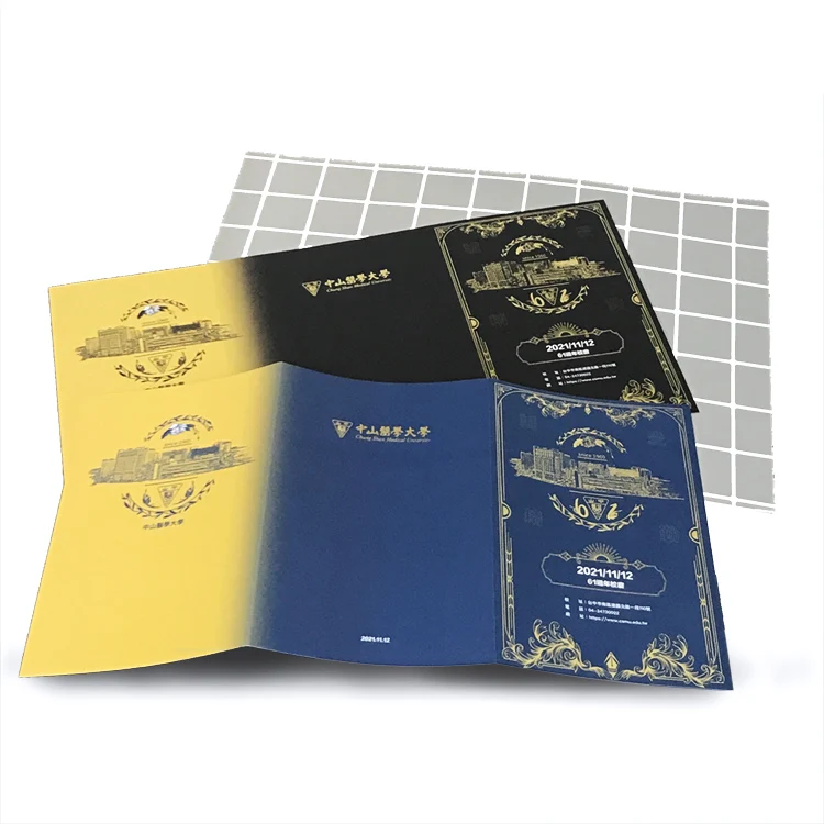 Customized Matte Lamination invitations card folding greeting invitation cards