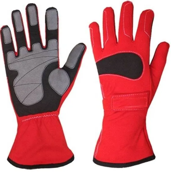 Hot Sailing New  Custom Auto Car Racing Gloves Abrasion Resistance Karting Kart Gloves For Men Women