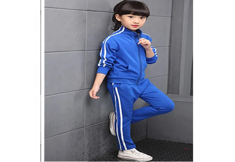 Lovely nice custom made track suit boys kids tracksuit fitted tracksuit kids plain tracksuit