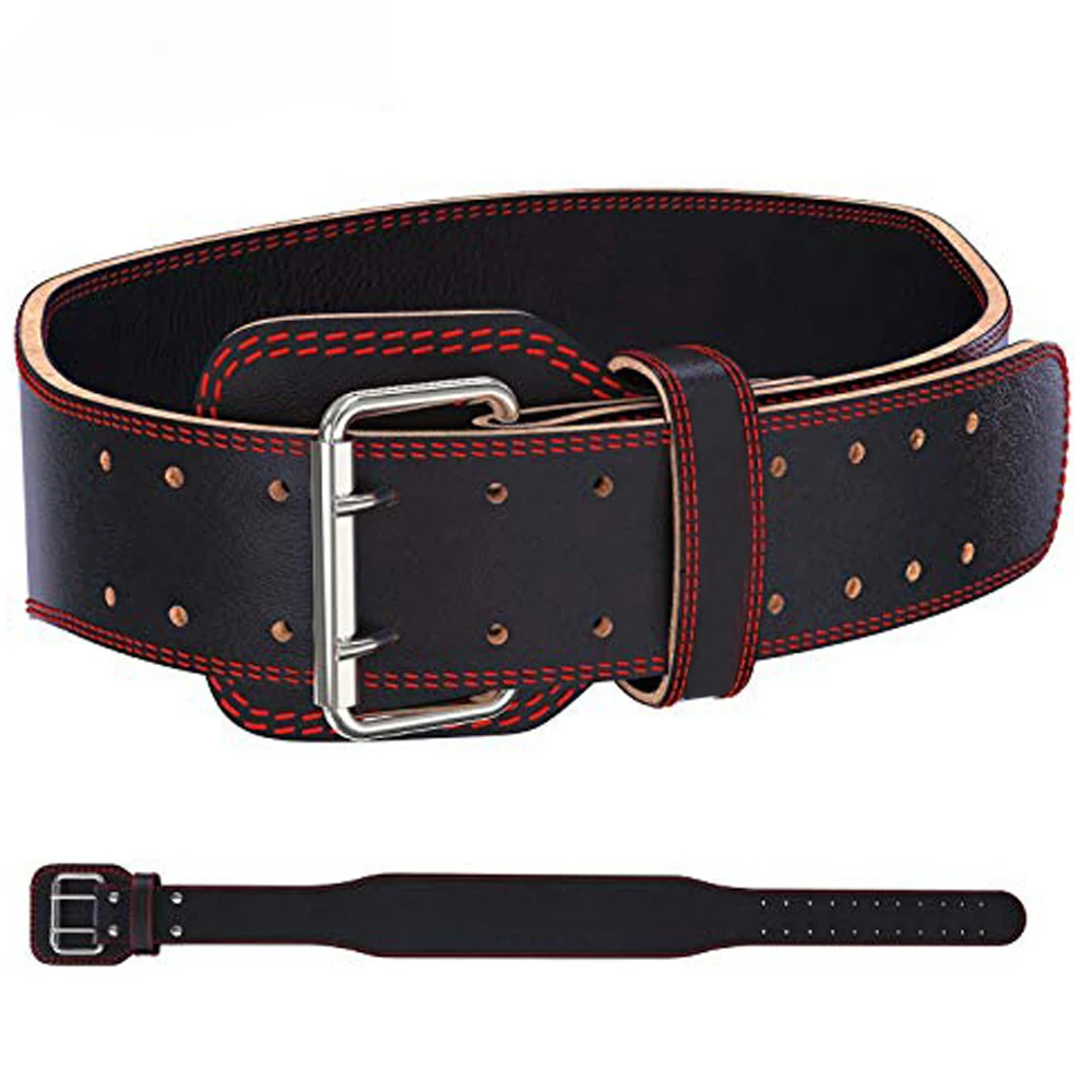 Heavy Duty Cowhide Suede Leather Weight lifting Lever Belt with Adjustable Lever belt in 10&13mm