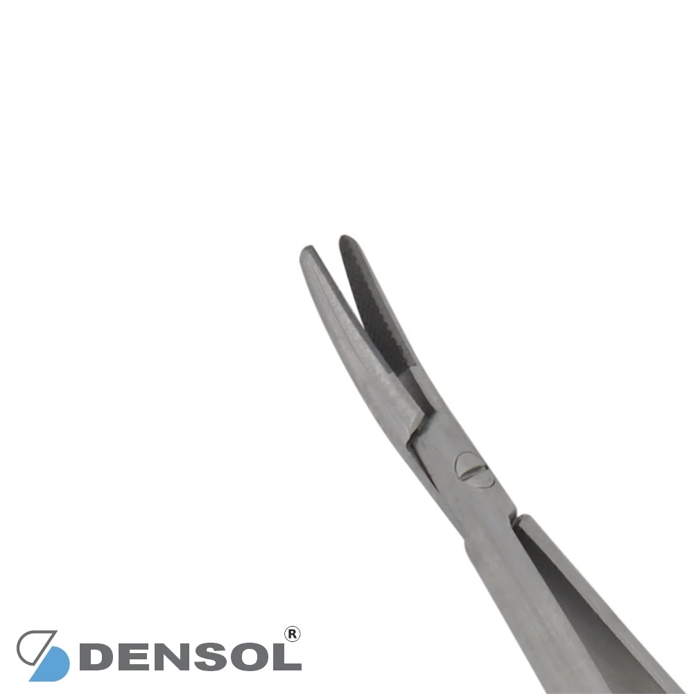 Dental Surgical Castroviejo Needle Holder 18cm Curved  Tungsten Carbide Denatal Instruments Surgucal Tools