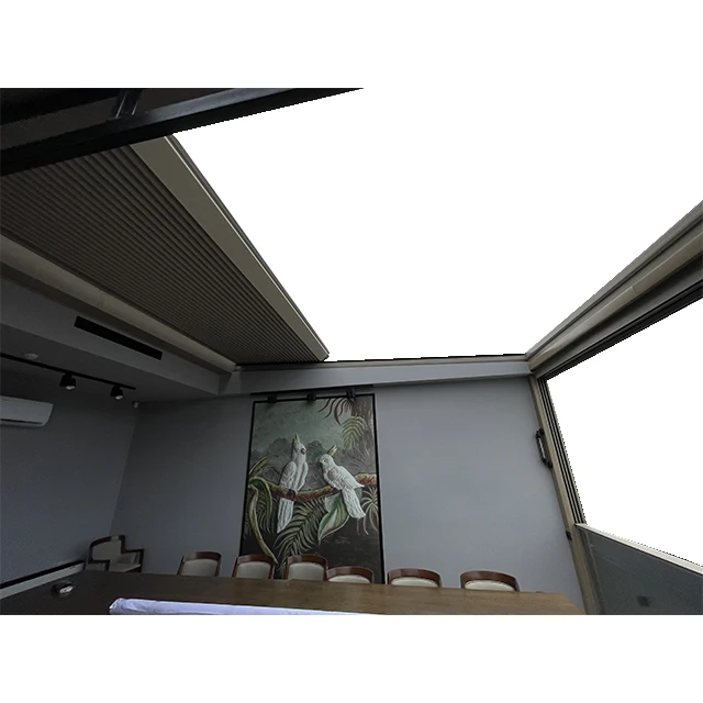 PERGOLE ALUMINUM MOVEABLE OPENABLE  - OPENABLE ALUMINUM ROOF