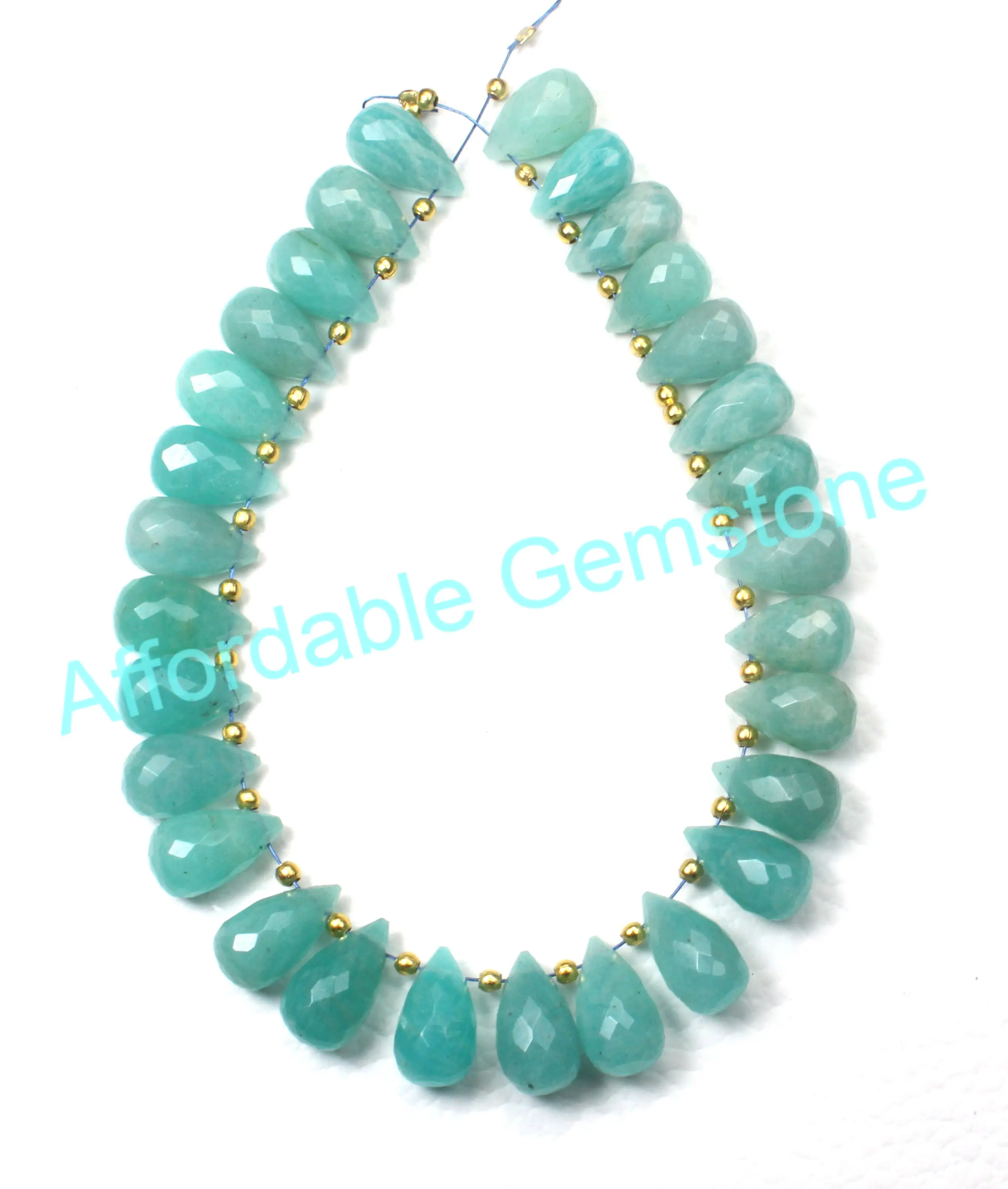 Амазонитовый драгоценный камень сверху камни в форме слезы изготовление ювелирных изделий драгоценные оптом