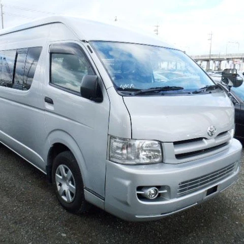 Используемый автобус Toyota Hiace с 2,7 бензиновым/газовым ручным приводом на высокой крыше LHD & RHD ручной редуктор 2WD/AWD опции
