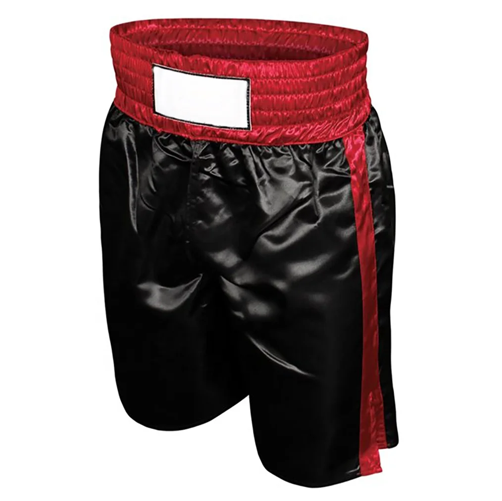 Winning OEM Top Quality Wholesale Kickboxing Custom Design elastic belt with side panel Training comfortable Boxing Shorts