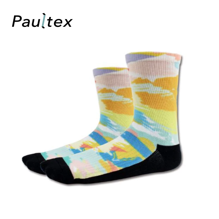 Водонепроницаемые сублимационные пустые носки белые короткие на заказ