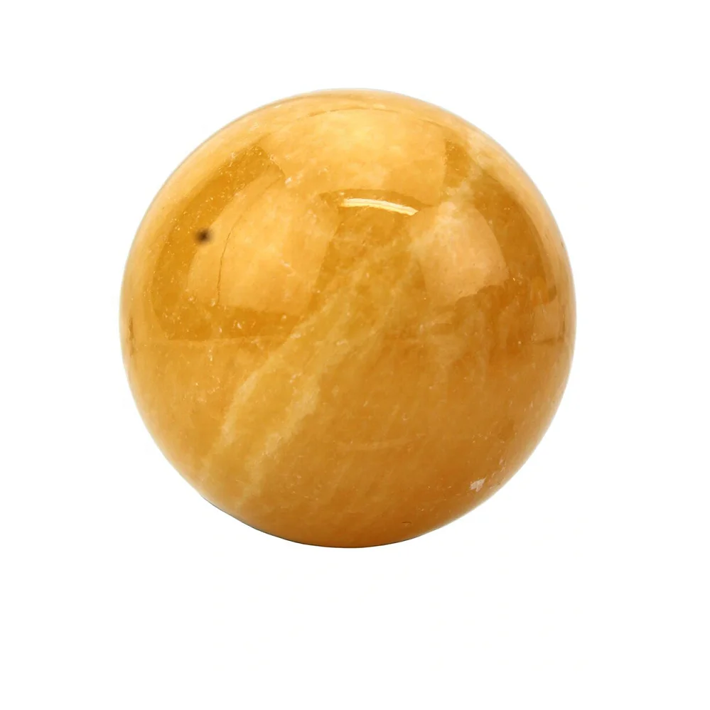 Sphere Ball Natural Orange Calcite Crystal Sphere Stone Ball Gemstone Ball Natural Sphere Healing Wholesaler