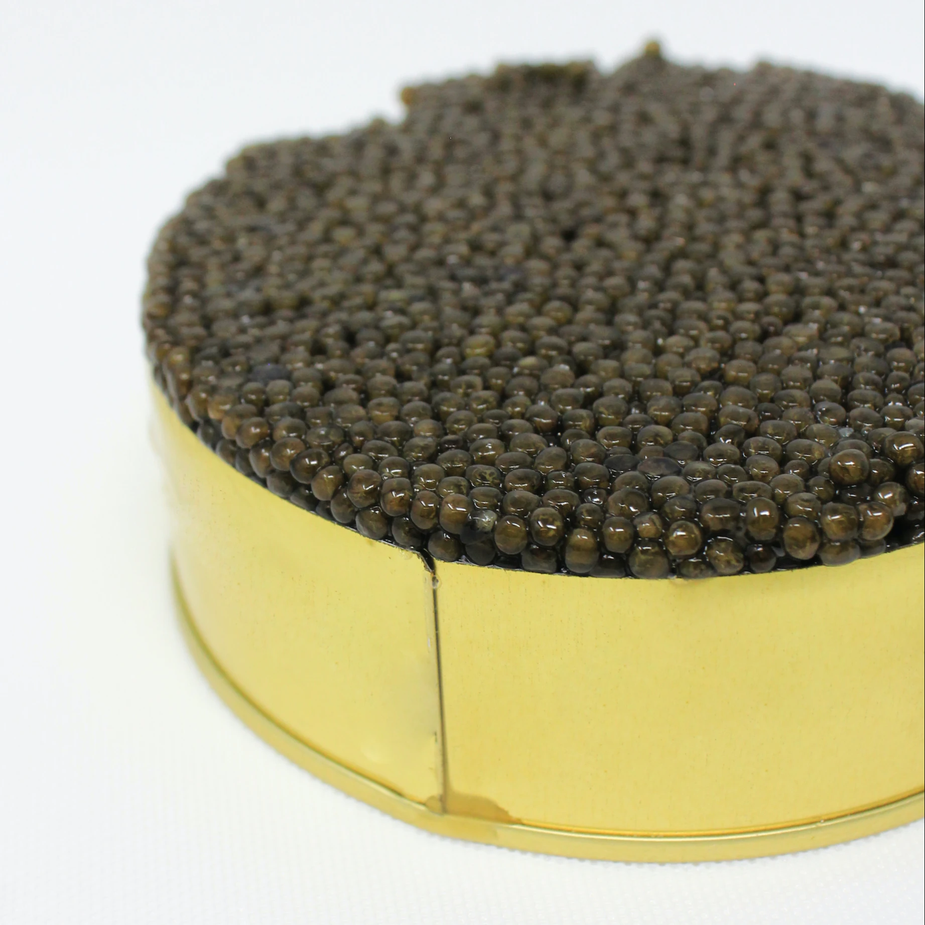 High quality Sustainable White Sturgeon Caviar 125gr Tin Made in Italy