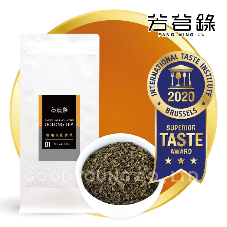 Good young iTQi Michelin Award Taiwan Bubble Tea Ingredients High Mountain Baking Oolong Cha Loose Tea Leaves
