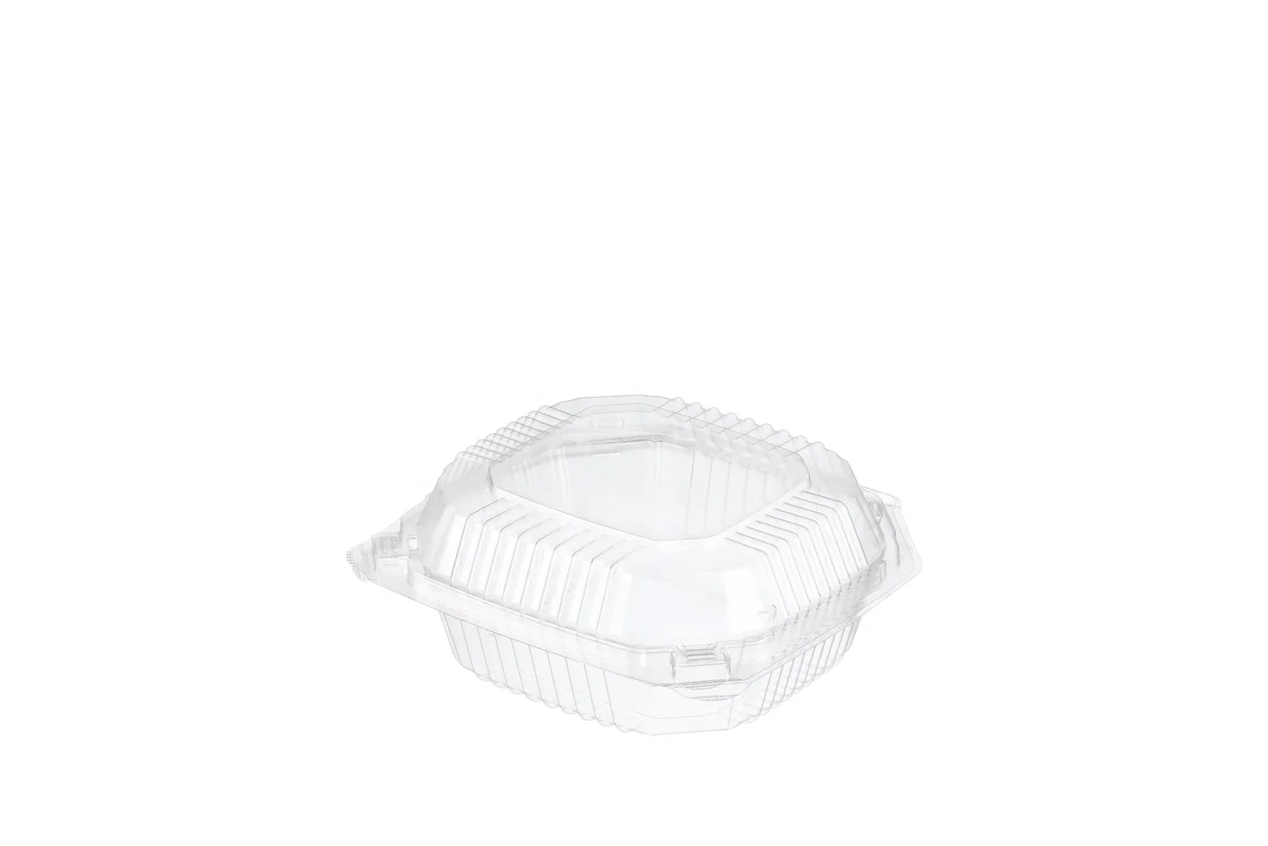 
Concise design disposable plastic food containers Clear PET Hinged Blister Tray 
