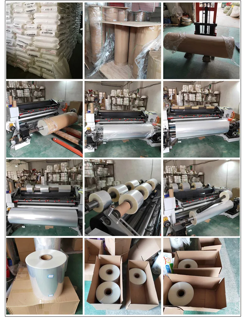 Factory Direct Packaging Material One Side Bopp Thermal Heat Sealable Transparent Film
