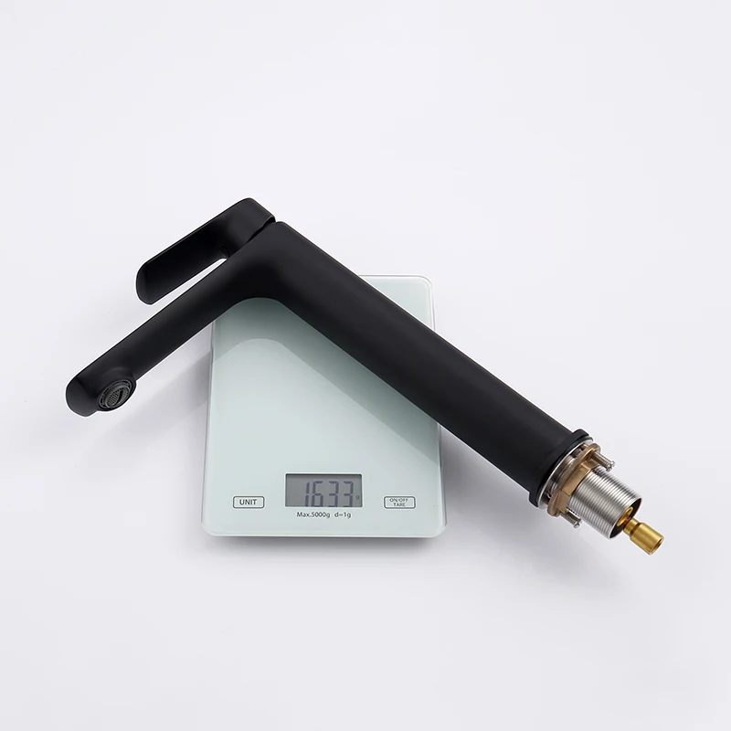 Empolo russia single lever square line basin faucet without time delay faucet bathroom water tap