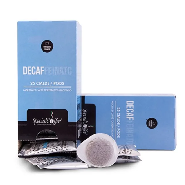Italian fine coffee POD/CIALDE DECAFFEINATED 7g easy for a good espresso without caffeine Coffee manufacture
