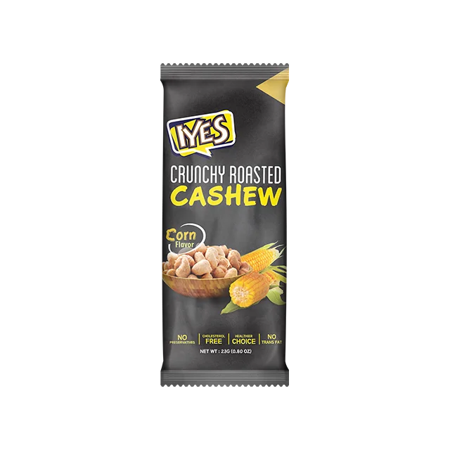 Best Quality Cashew Nuts Snack Roasted Coated Iyes 23 gr Corn Flavor