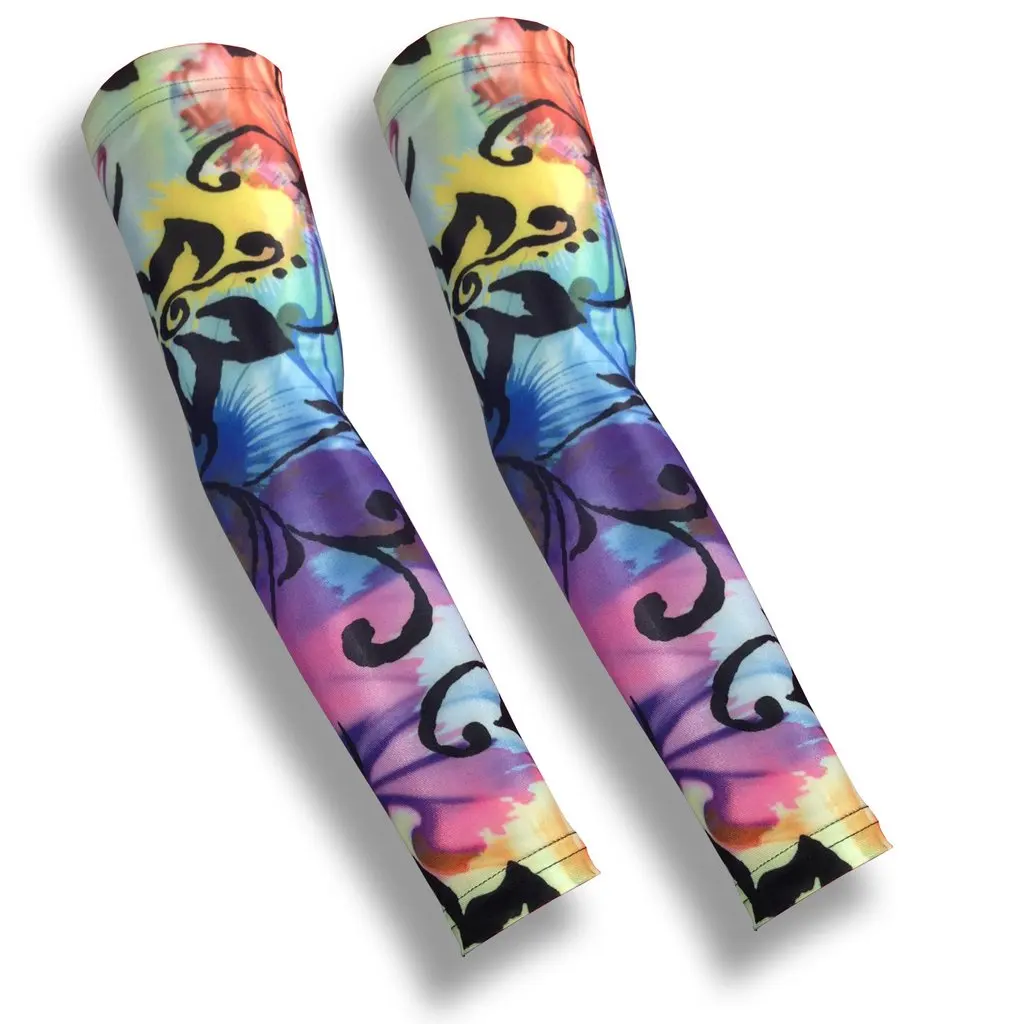 Custom sublimation cool soccer/basketball sport arm protection warmers arm sleeve