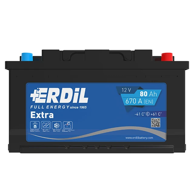 
12 V 80 Ah MF Maintenance Free Car Battery from Turkish manufacturer 