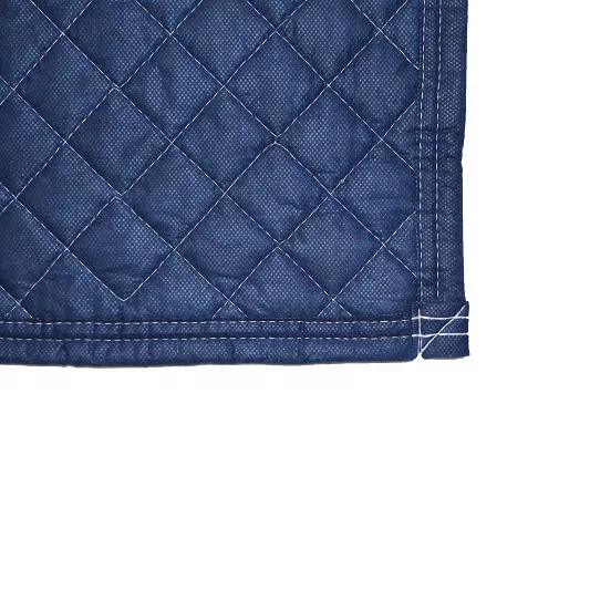Wholesale moving &storage use quilted recycle moving blanket furniture pad with nonwoven fabric