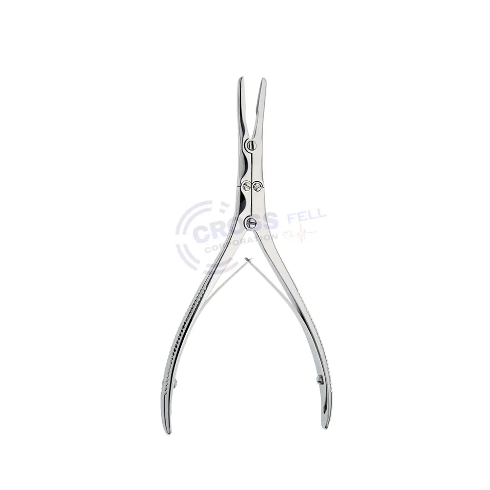 Pakistan Manufacture Ruskin Rongeur Forceps Straight Double Action Bone Cutting Rongeurs