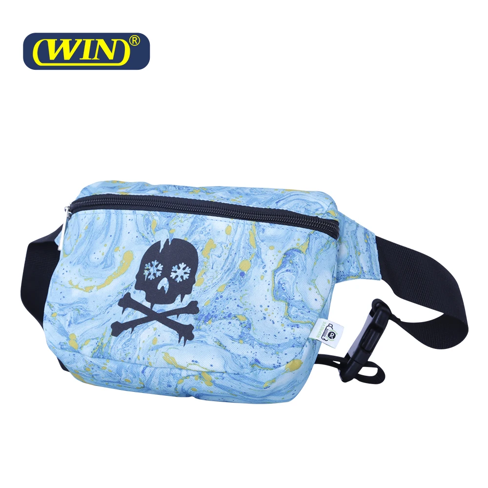 Outdoor Custom Logo RPET 600D Polyester Waist Bag