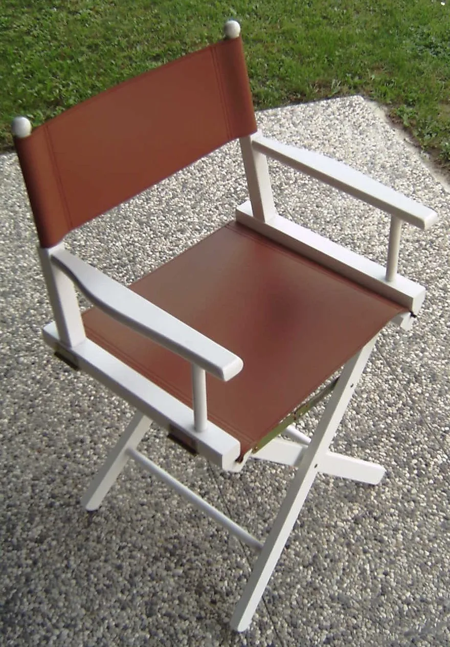 BROWN SEAT DIRECTOR P FOLDING CHAIR