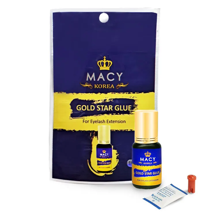 Gold Star Gule оптовая продажа водонепроницаемый прочный клей для наращивания ресниц