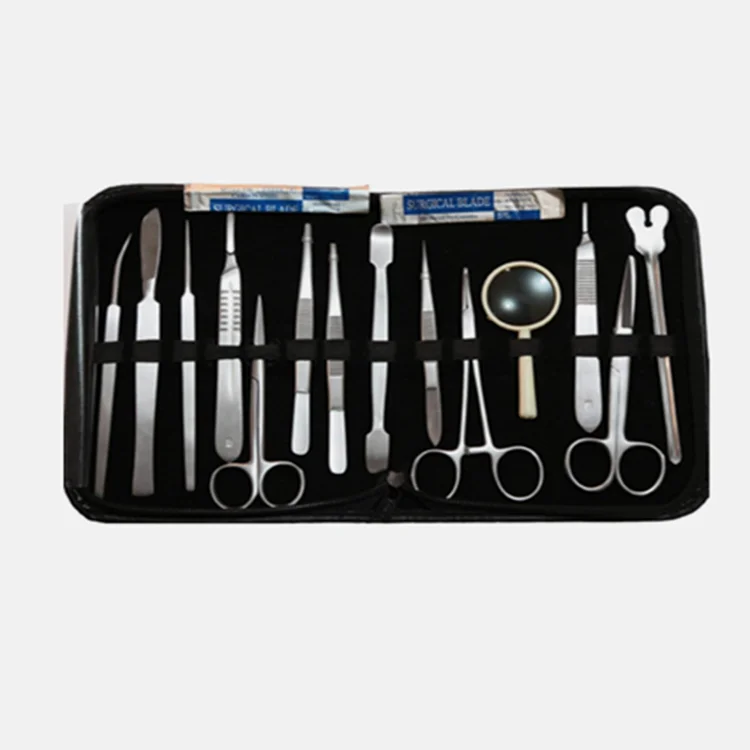 Best Selling Operation Tool Kit Biology Lab Anatomy Medical Student Dissection Kit Set