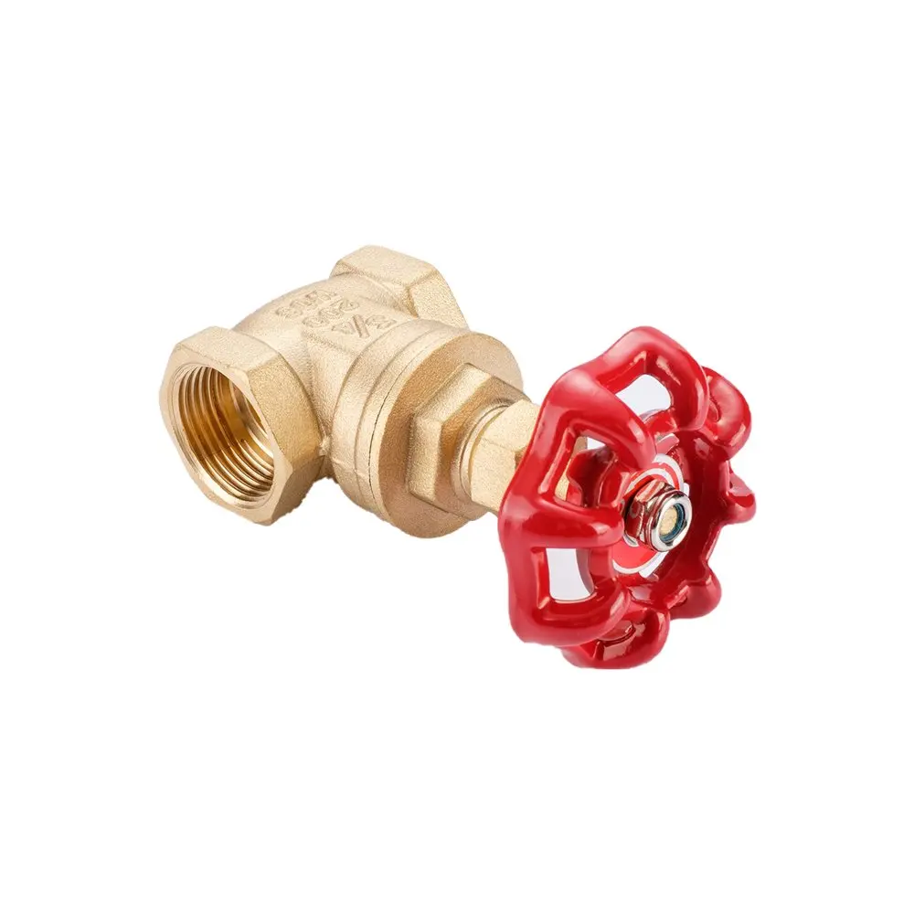 Оптовая продажа, латунный стопорный клапан, труба британского стандарта, труба для газового масла, воды, водопроводная труба