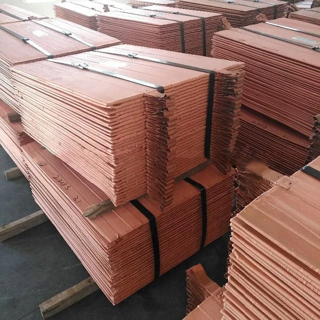 
quality electrolytic Copper Cathode 99.99 % 