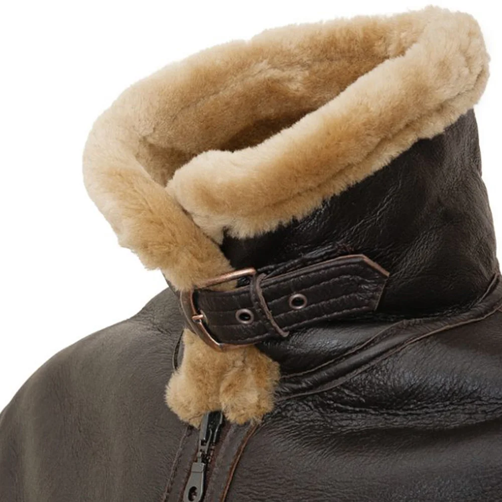 
OEM Quality Autumn And Winter Thick Warm Men Shearling Jacket 