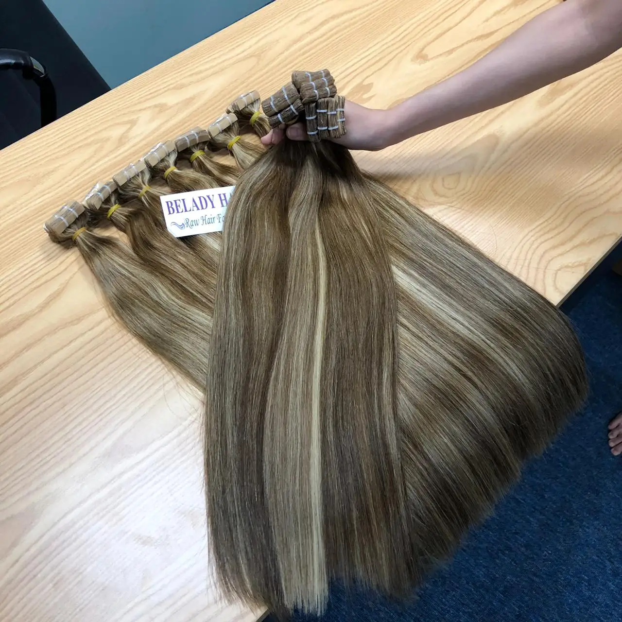 Вьетнамская машина для наращивания человеческих волос волосы с выравненной кутикулой все цвета лучшая оптовая цена