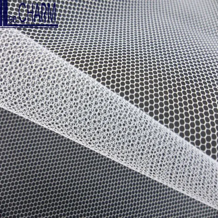LCSH525 Light Hexagonal 20D Nylon Tulle Fabric