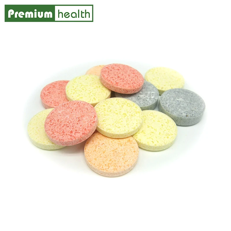 
GMP Certified Orange Vitamin C 1000mg Effervescent tablets (superior antioxidant)Oem Private label 