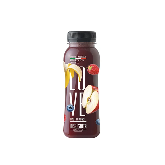 High Quality Italian vegetable fruit extract red fruits juice 250 ml bottle healthy drink