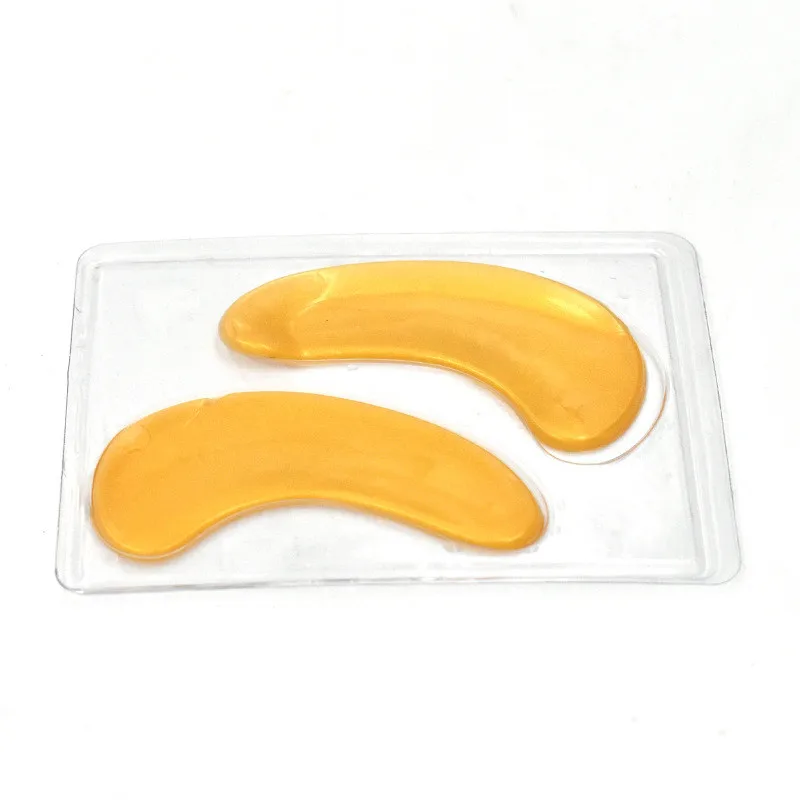 Jiajie Factory Customization OEM Dark Circles Moisturizer Nourishing eye patch crystal Collagen Gold Under Eye Mask