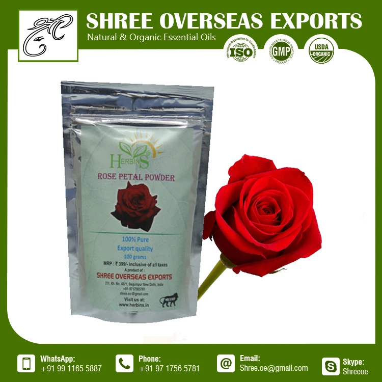 GMP Certified Rose Petal Powder
