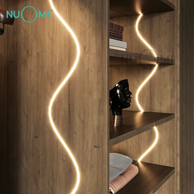 NUOMI Led Strip Profile Silicone Lights Strip For Wardrobe/Bedroom Led Motion Sensor Aluminum Profile Led Light