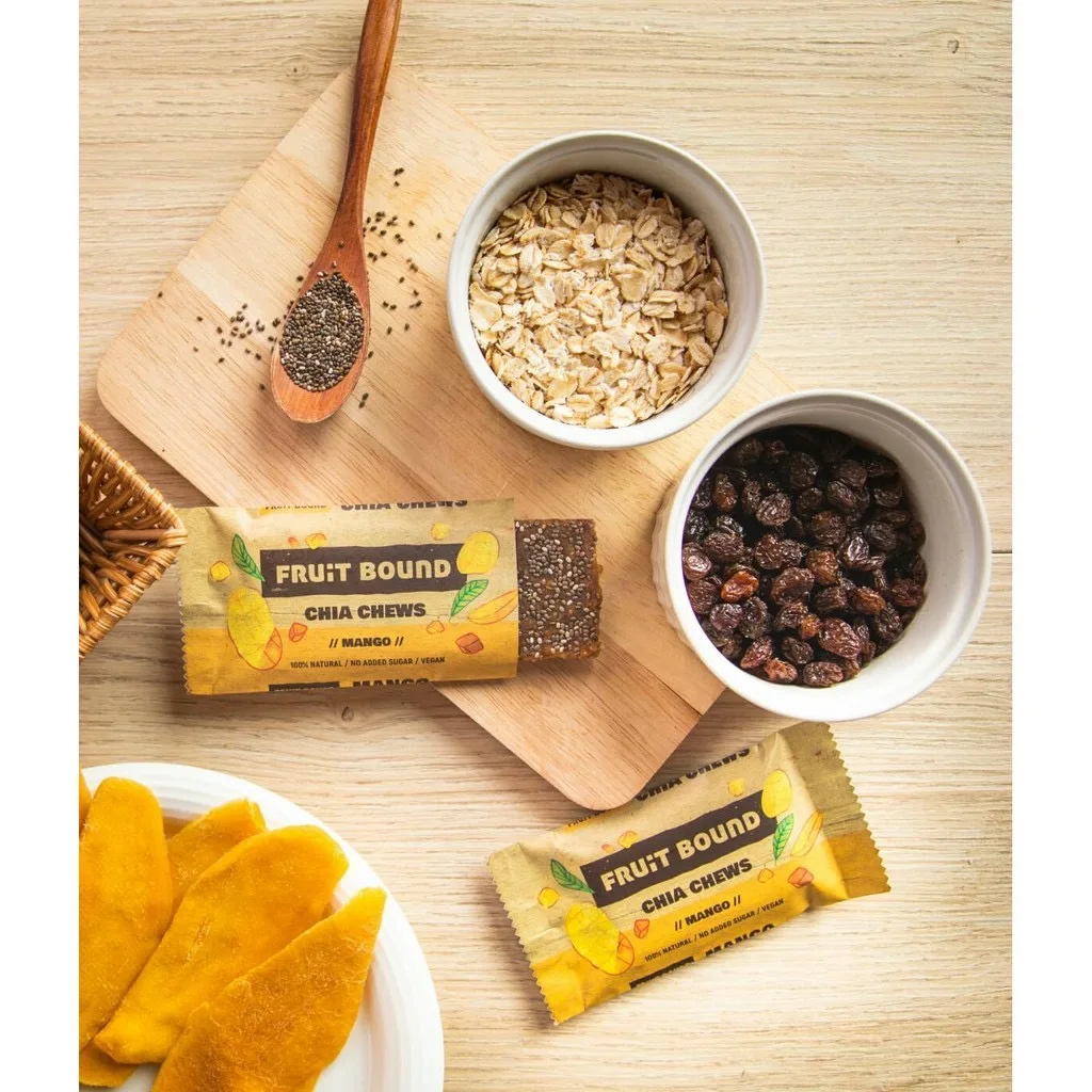 Fruit Bound Protein Bar Delicious Sugar Free Treats 40 grams  For Health Conscious From Thailand