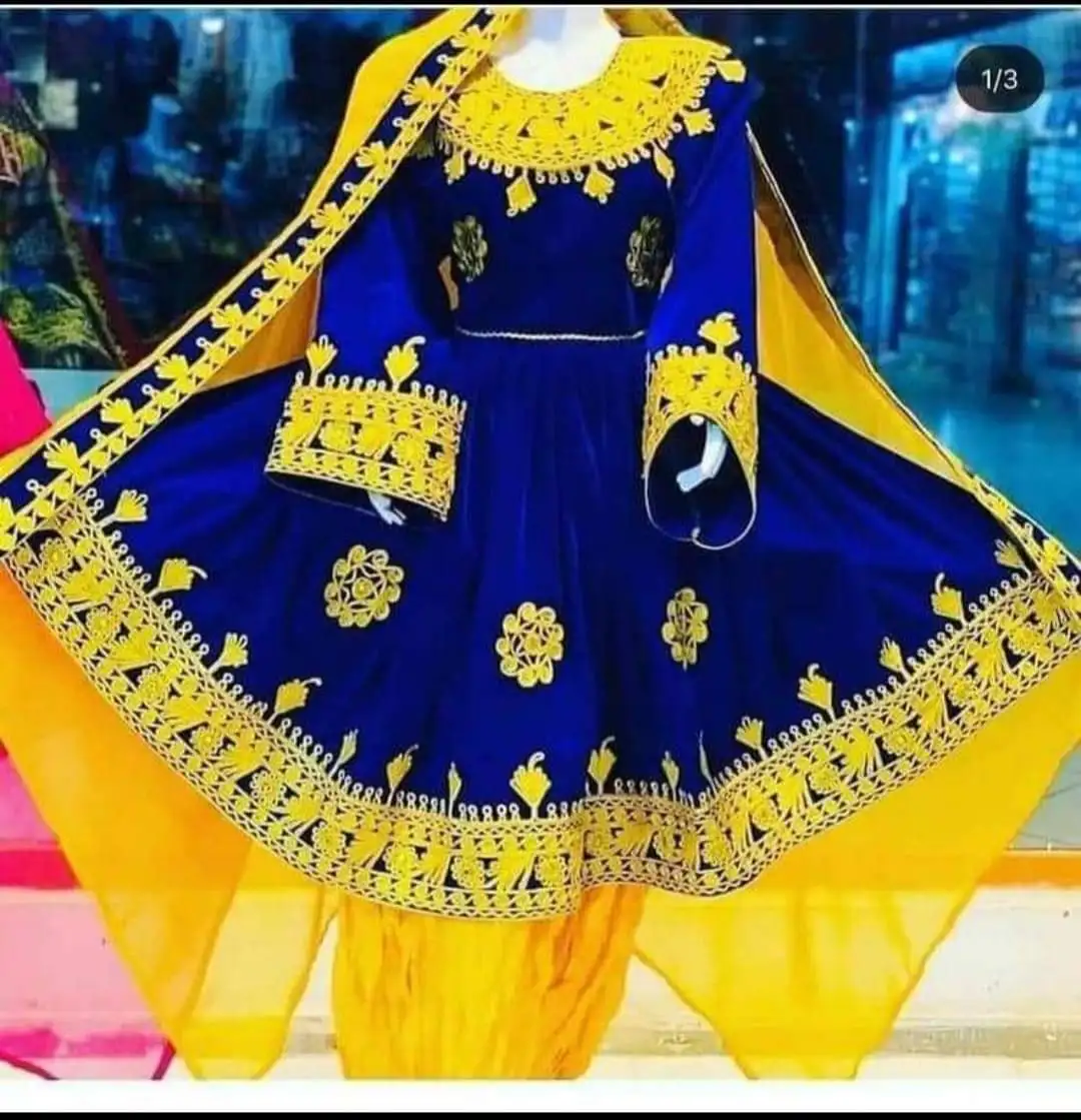 Superb Styles Afghani Kuchi Dresses For Eid quality solid color Embroidery long sleeve Afghan women dress