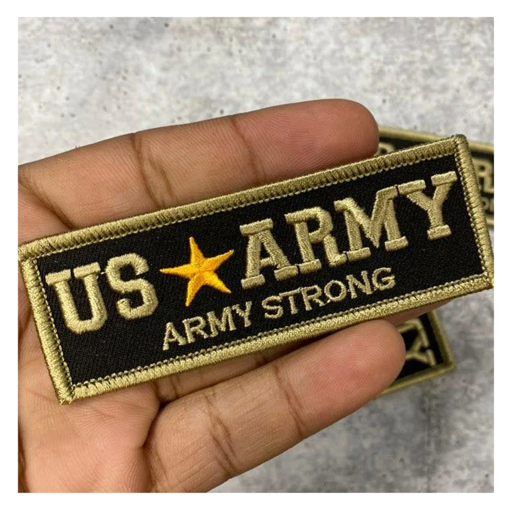 
 Шахматная нашивка армии США, вышитая эмблема в стиле милитари для кожаной куртки  
